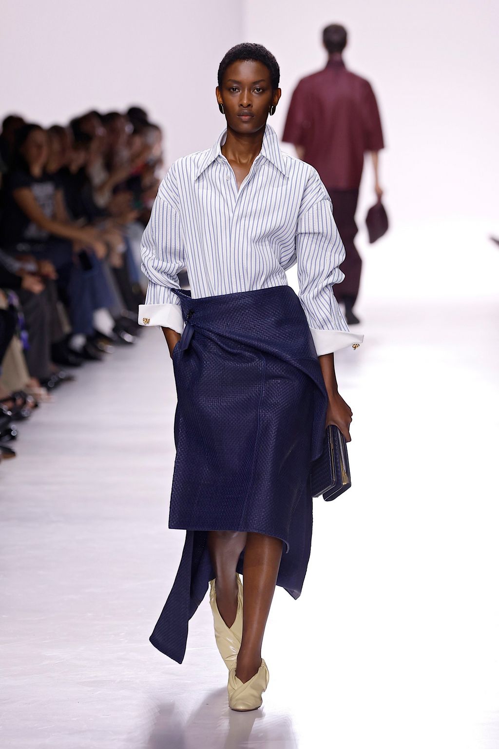 Fashion Week Milan Spring/Summer 2026 look 62 from the Bottega Veneta collection womenswear