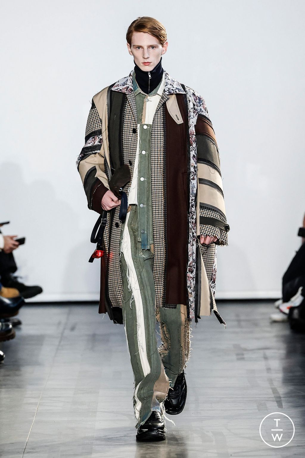 Fashion Week Paris Fall/Winter 2024 look 3 from the Botter collection menswear