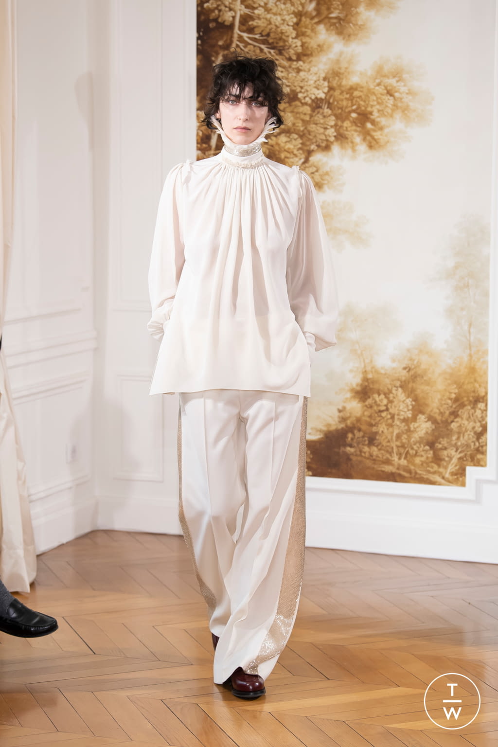 Fashion Week Paris Spring/Summer 2020 look 13 from the Bouchra Jarrar collection couture