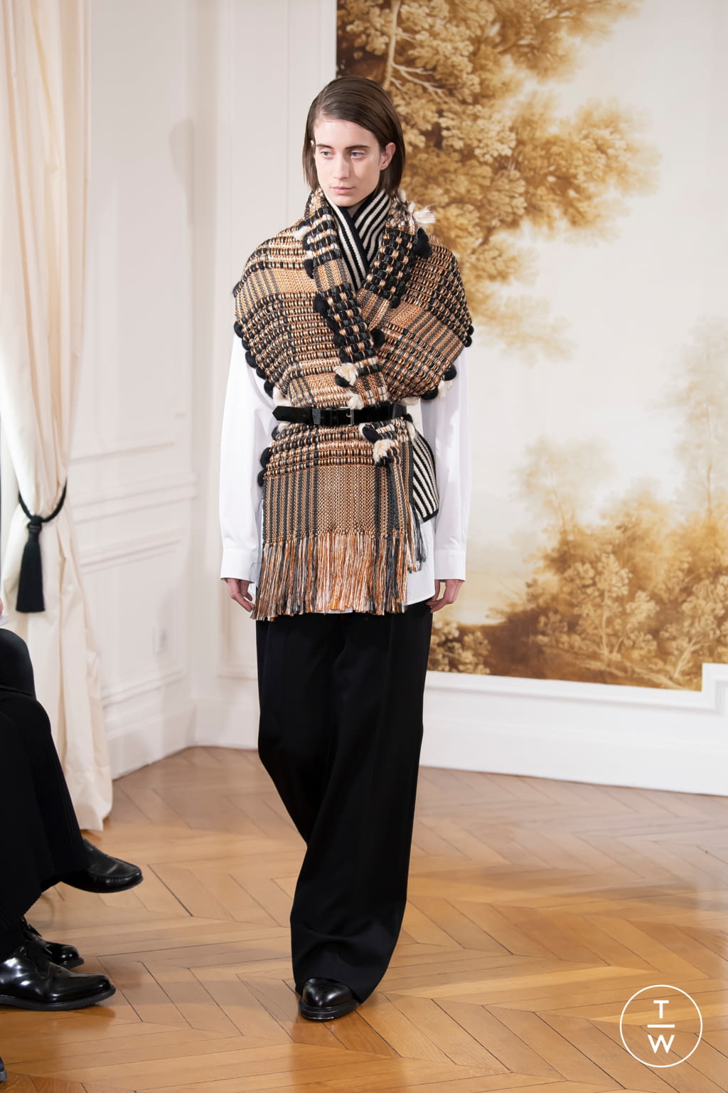 Fashion Week Paris Spring/Summer 2020 look 17 from the Bouchra Jarrar collection couture