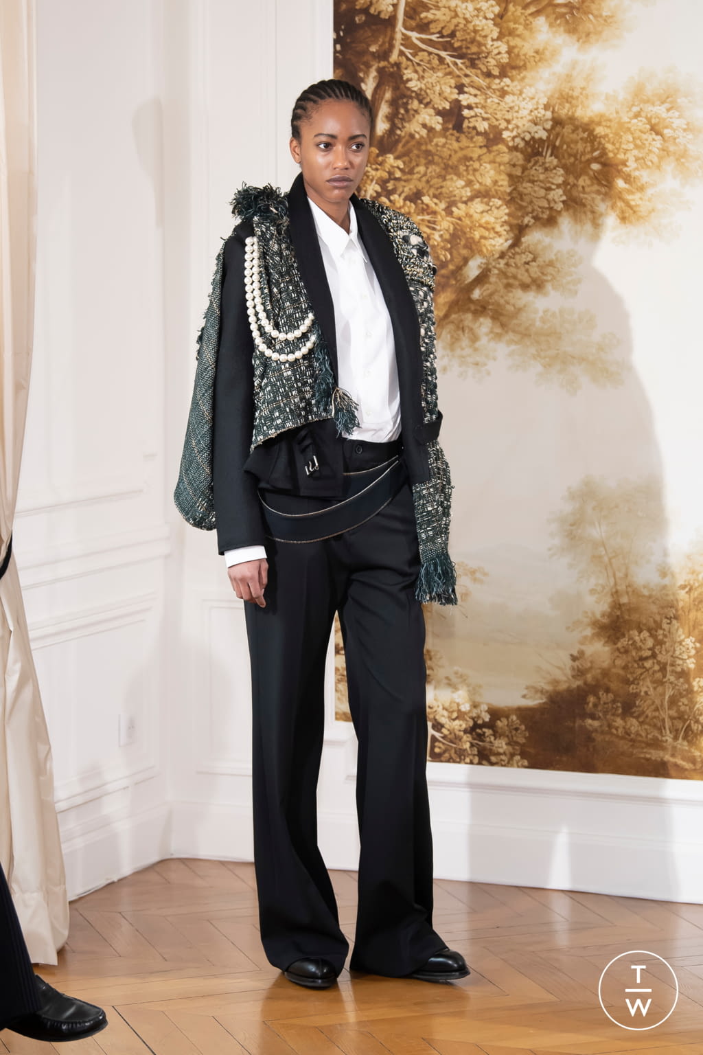 Fashion Week Paris Spring/Summer 2020 look 15 from the Bouchra Jarrar collection couture