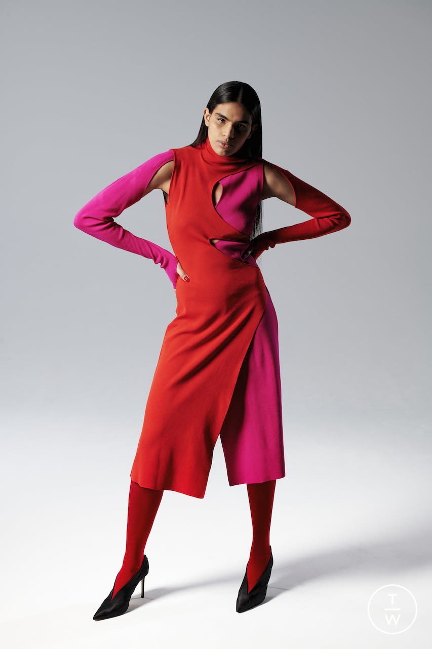 Fashion Week Paris Fall/Winter 2021 look 7 de la collection BOYAROVSKAYA womenswear