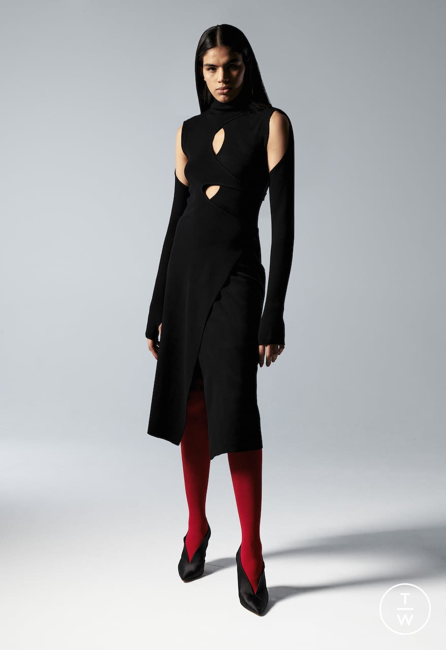 Fashion Week Paris Fall/Winter 2021 look 18 from the BOYAROVSKAYA collection womenswear