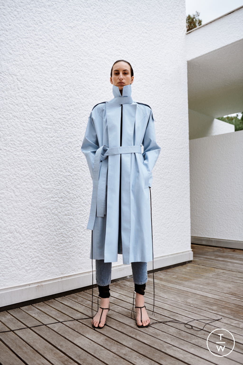 Fashion Week Paris Spring/Summer 2022 look 2 de la collection BOYAROVSKAYA womenswear