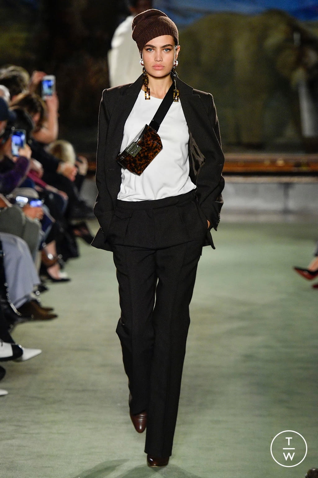 Fashion Week New York Fall/Winter 2020 look 7 from the Brandon Maxwell collection womenswear