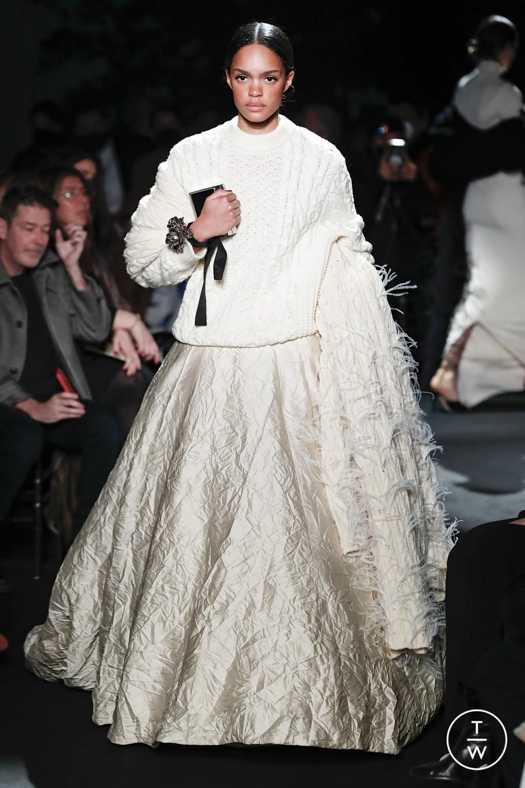 Fashion Week New York Fall/Winter 2022 look 29 de la collection Brandon Maxwell womenswear