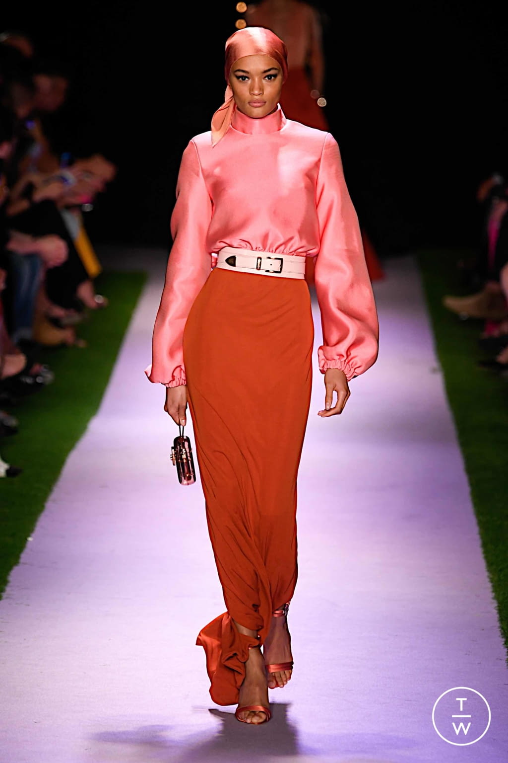 Fashion Week New York Spring/Summer 2020 look 52 from the Brandon Maxwell collection womenswear