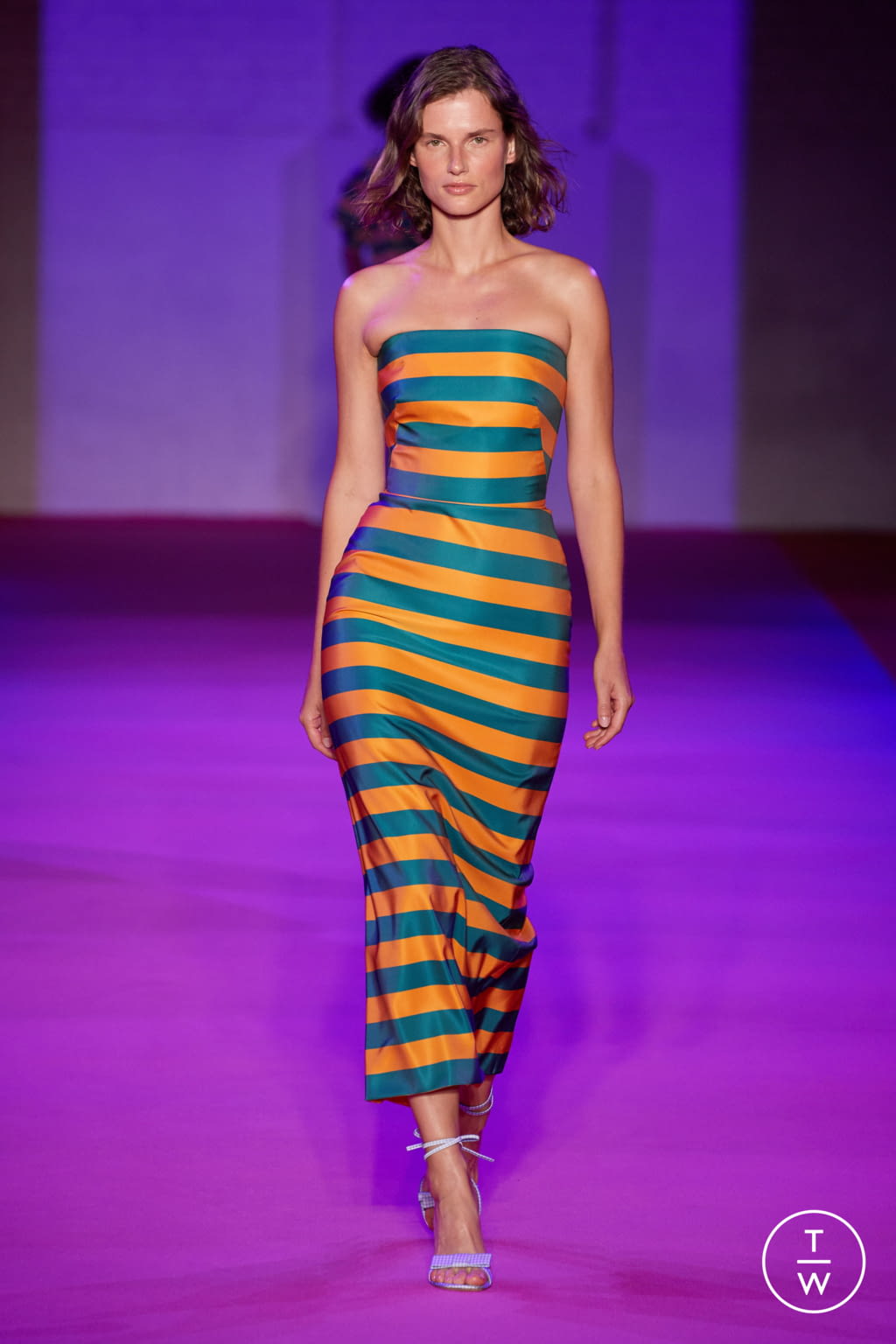 Fashion Week New York Spring/Summer 2022 look 14 from the Brandon Maxwell collection womenswear