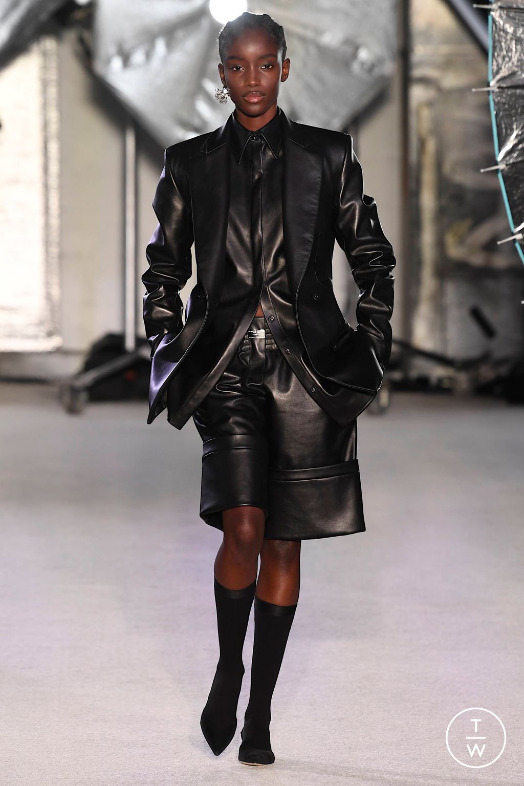 Fashion Week New York Fall/Winter 2023 look 3 de la collection Brandon Maxwell womenswear