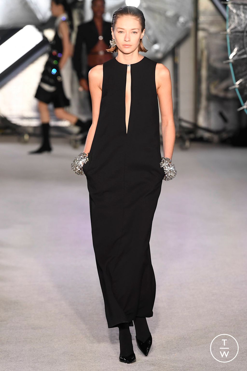 Fashion Week New York Fall/Winter 2023 look 5 de la collection Brandon Maxwell womenswear