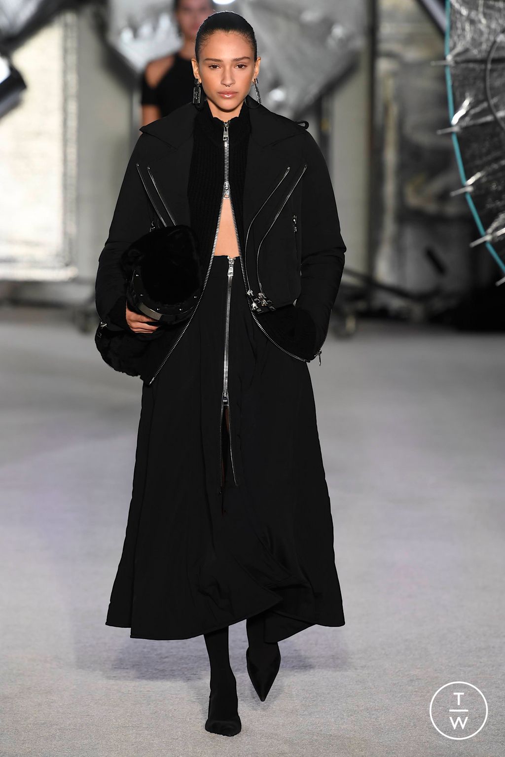 Fashion Week New York Fall/Winter 2023 look 26 from the Brandon Maxwell collection 女装