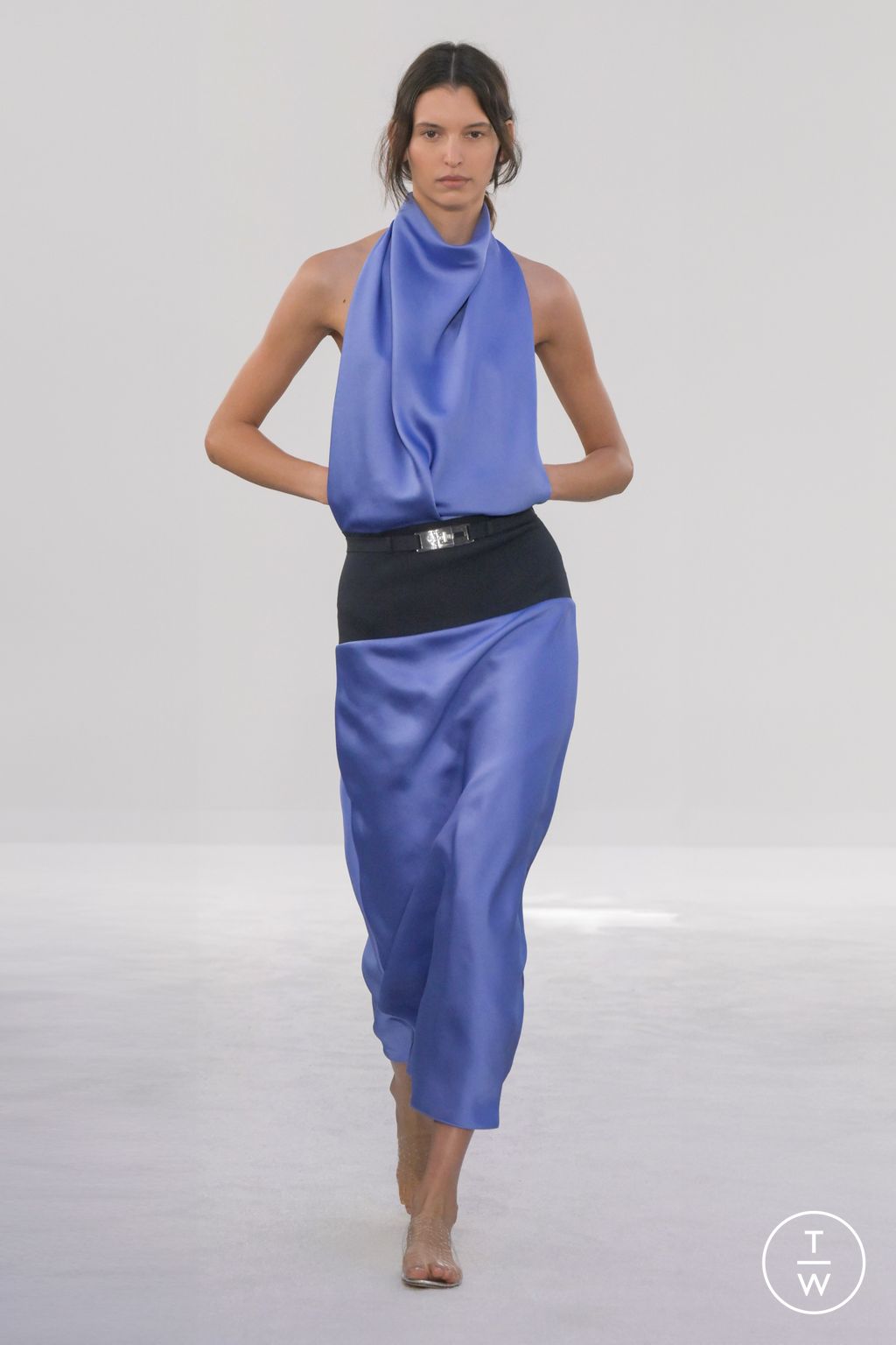 Fashion Week New York Spring-Summer 2025 look 23 from the Brandon Maxwell collection womenswear