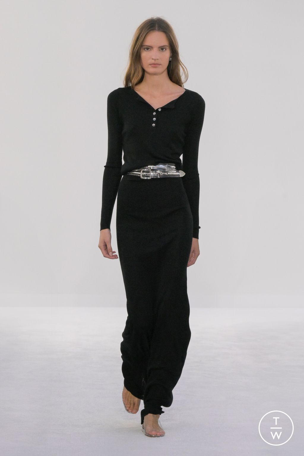 Fashion Week New York Spring/Summer 2025 look 39 from the Brandon Maxwell collection 女装