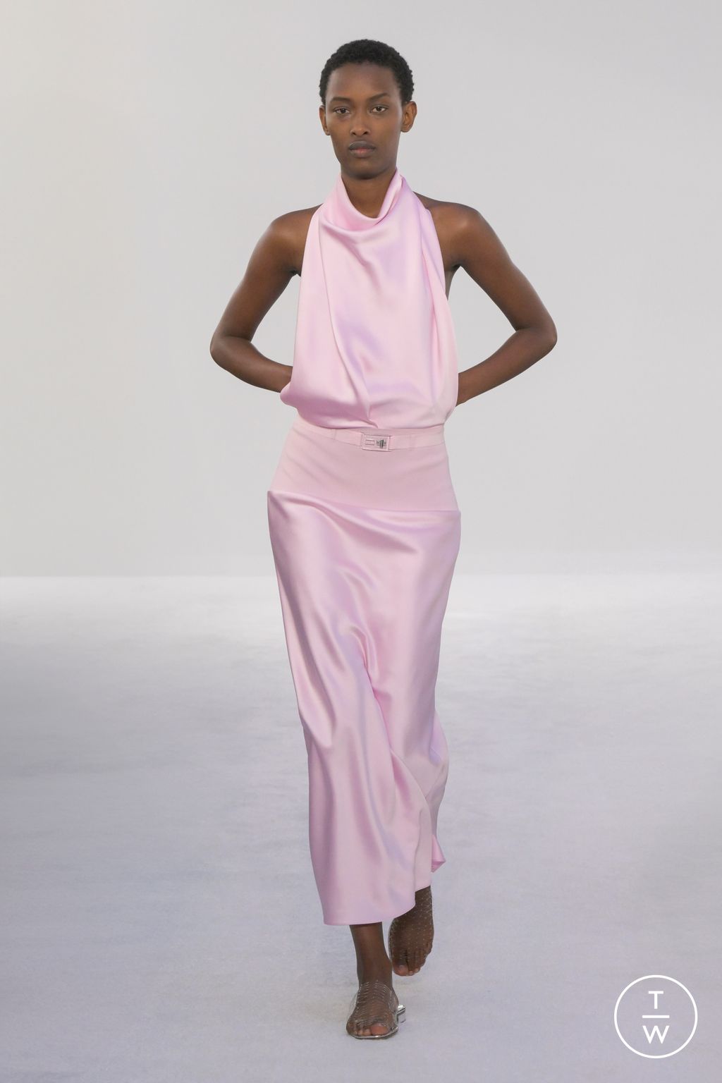 Fashion Week New York Spring/Summer 2025 look 40 from the Brandon Maxwell collection 女装