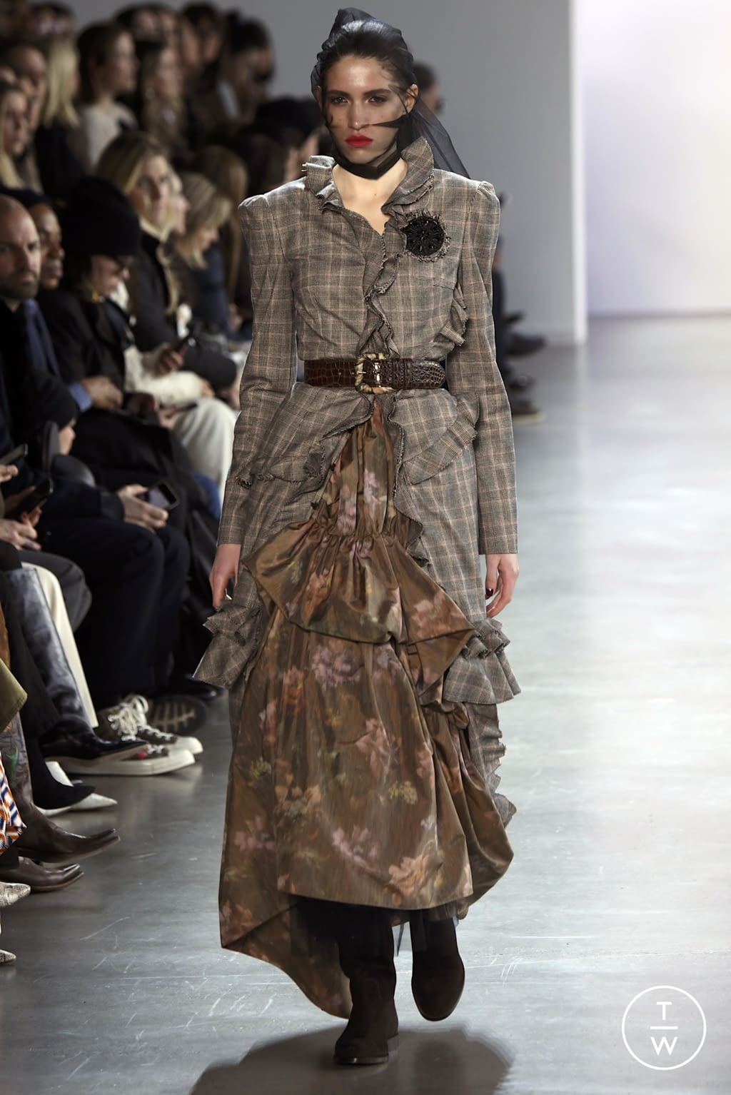 Fashion Week New York Fall/Winter 2020 look 1 from the Brock Collection collection womenswear