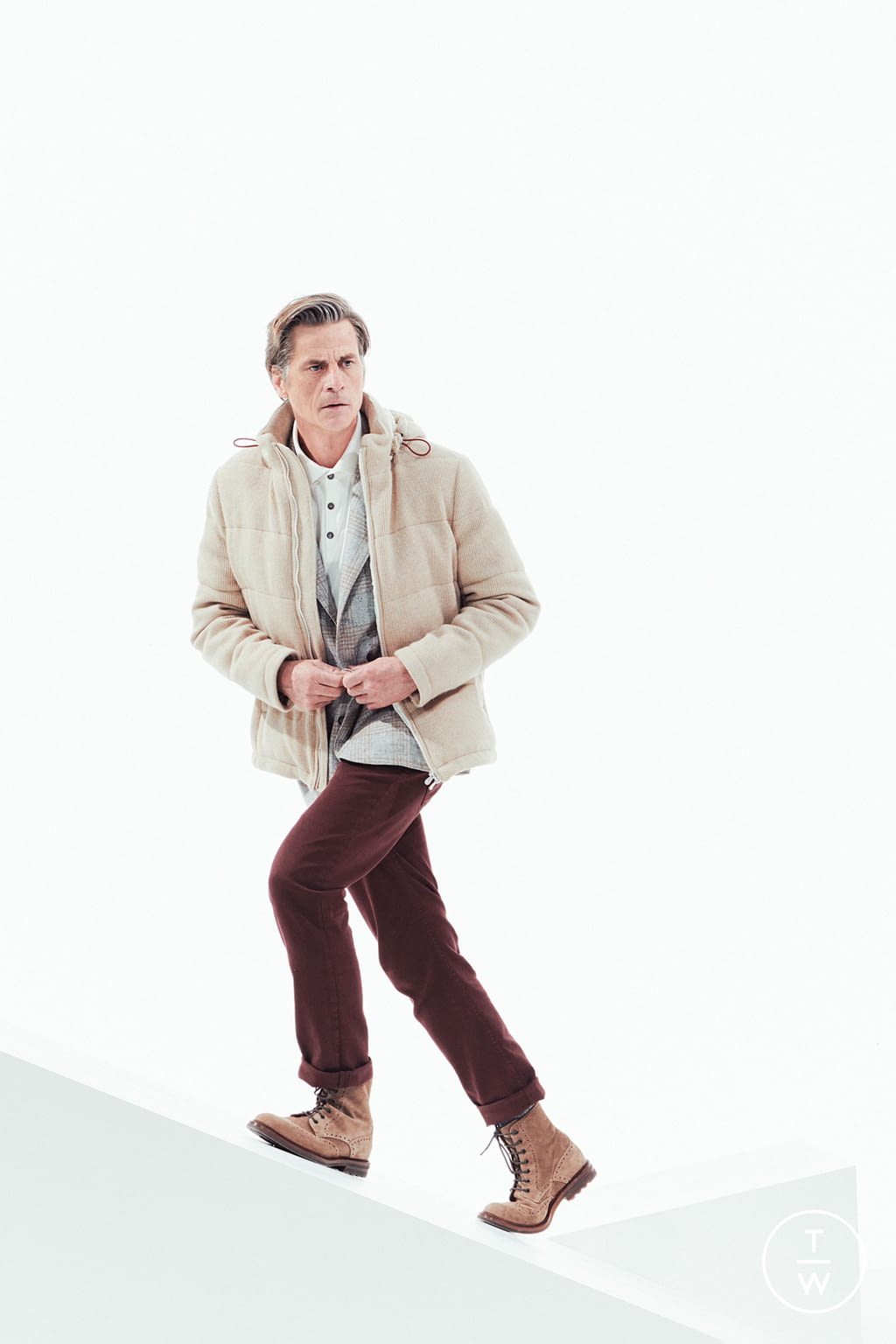 Fashion Week Milan Fall/Winter 2021 look 9 from the Brunello Cucinelli collection menswear