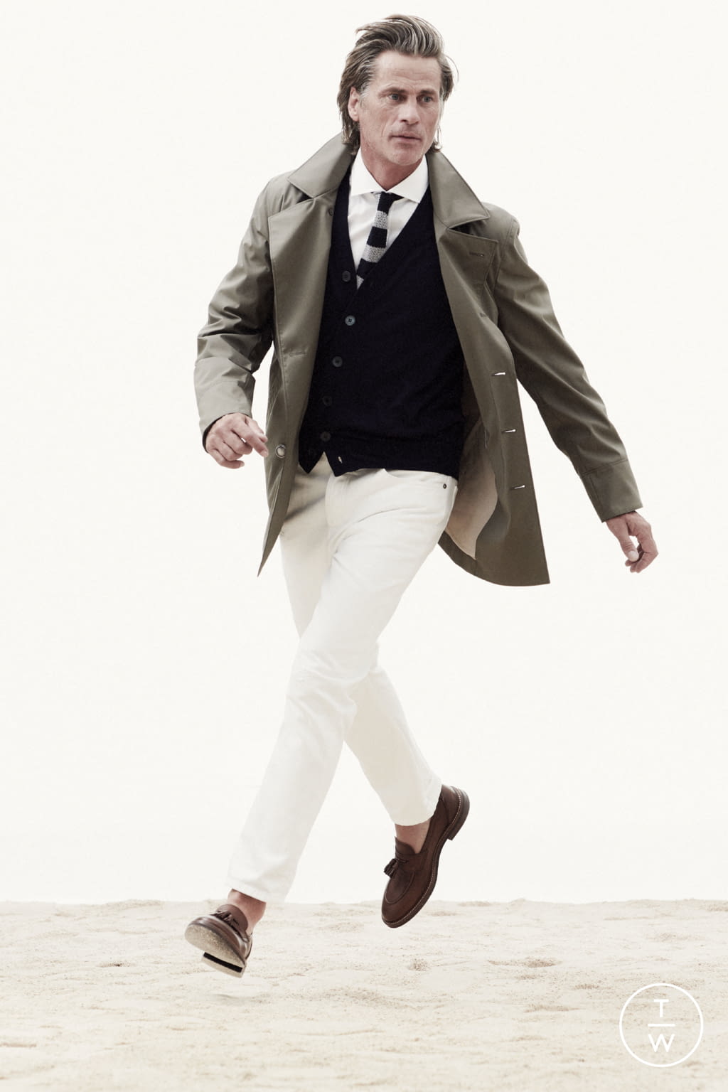 Fashion Week Milan Spring/Summer 2021 look 10 from the Brunello Cucinelli collection menswear