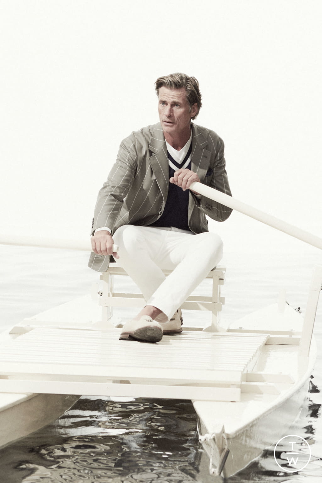 Fashion Week Milan Spring/Summer 2021 look 12 from the Brunello Cucinelli collection menswear
