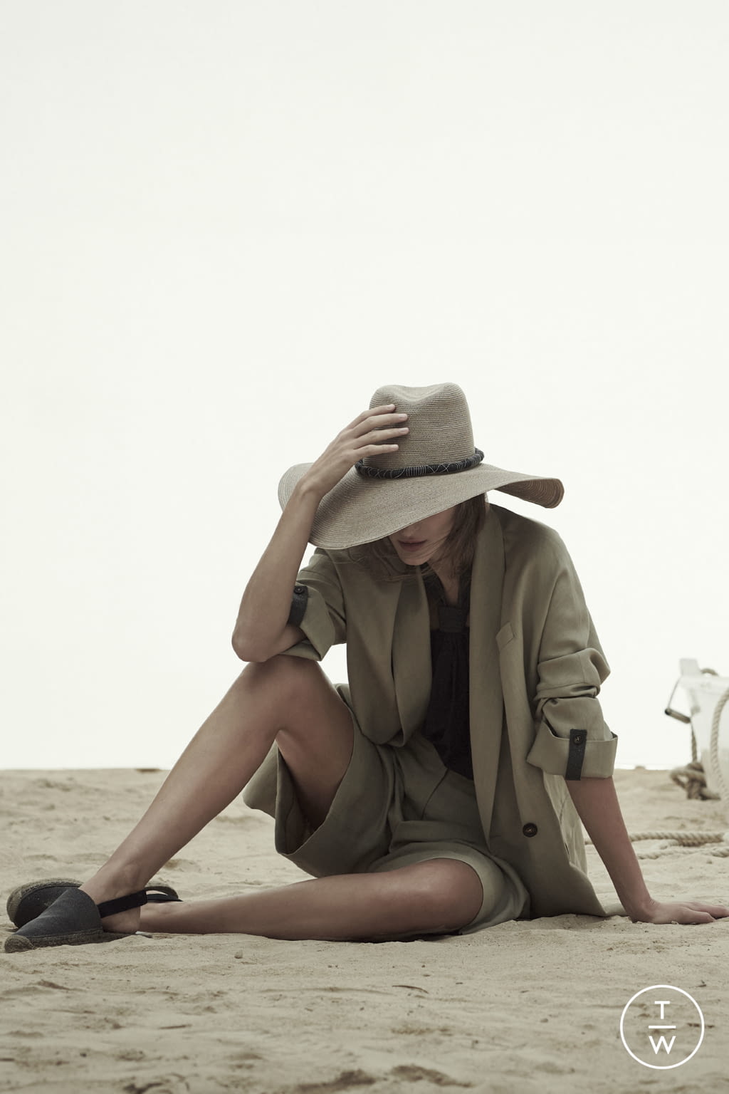 Fashion Week Milan Spring/Summer 2021 look 14 from the Brunello Cucinelli collection womenswear