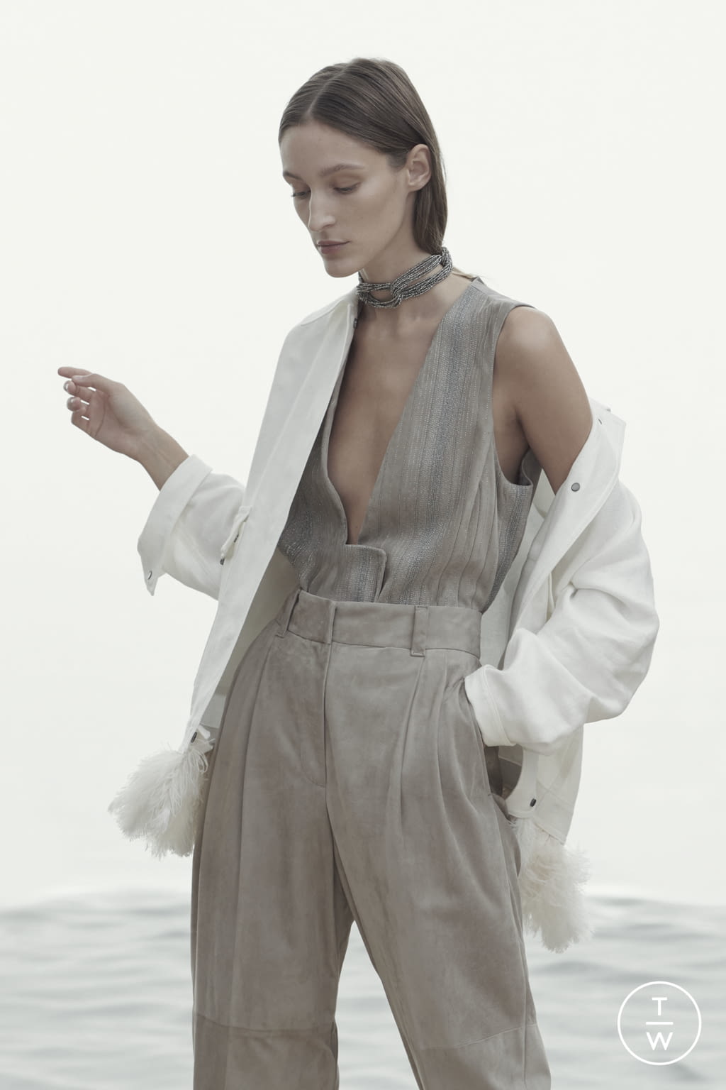 Fashion Week Milan Spring/Summer 2021 look 32 de la collection Brunello Cucinelli womenswear