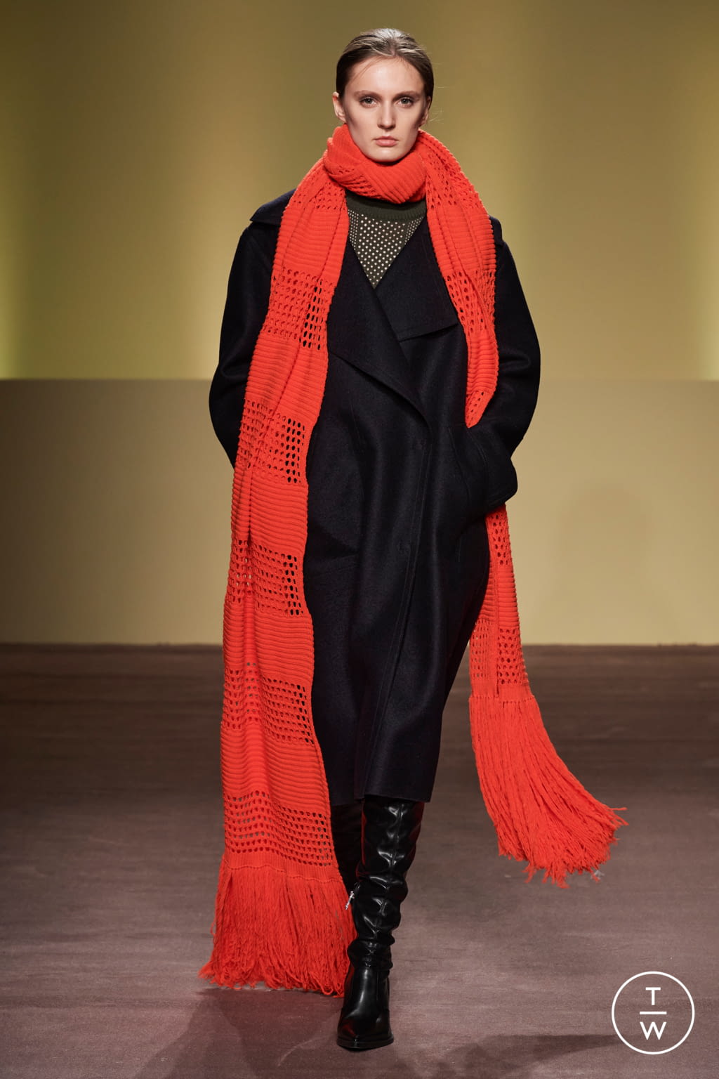 Fashion Week Milan Fall/Winter 2021 look 41 from the BUDAPEST SELECT collection womenswear