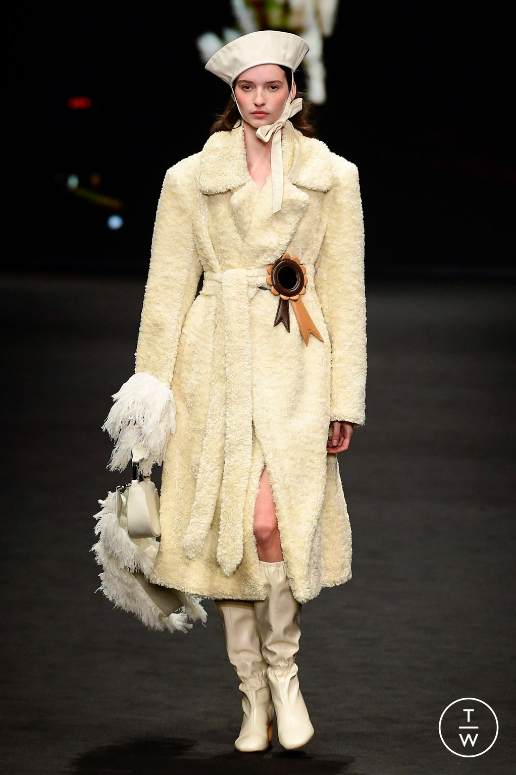 Fashion Week Milan Fall/Winter 2023 look 44 from the BUDAPEST SELECT collection womenswear