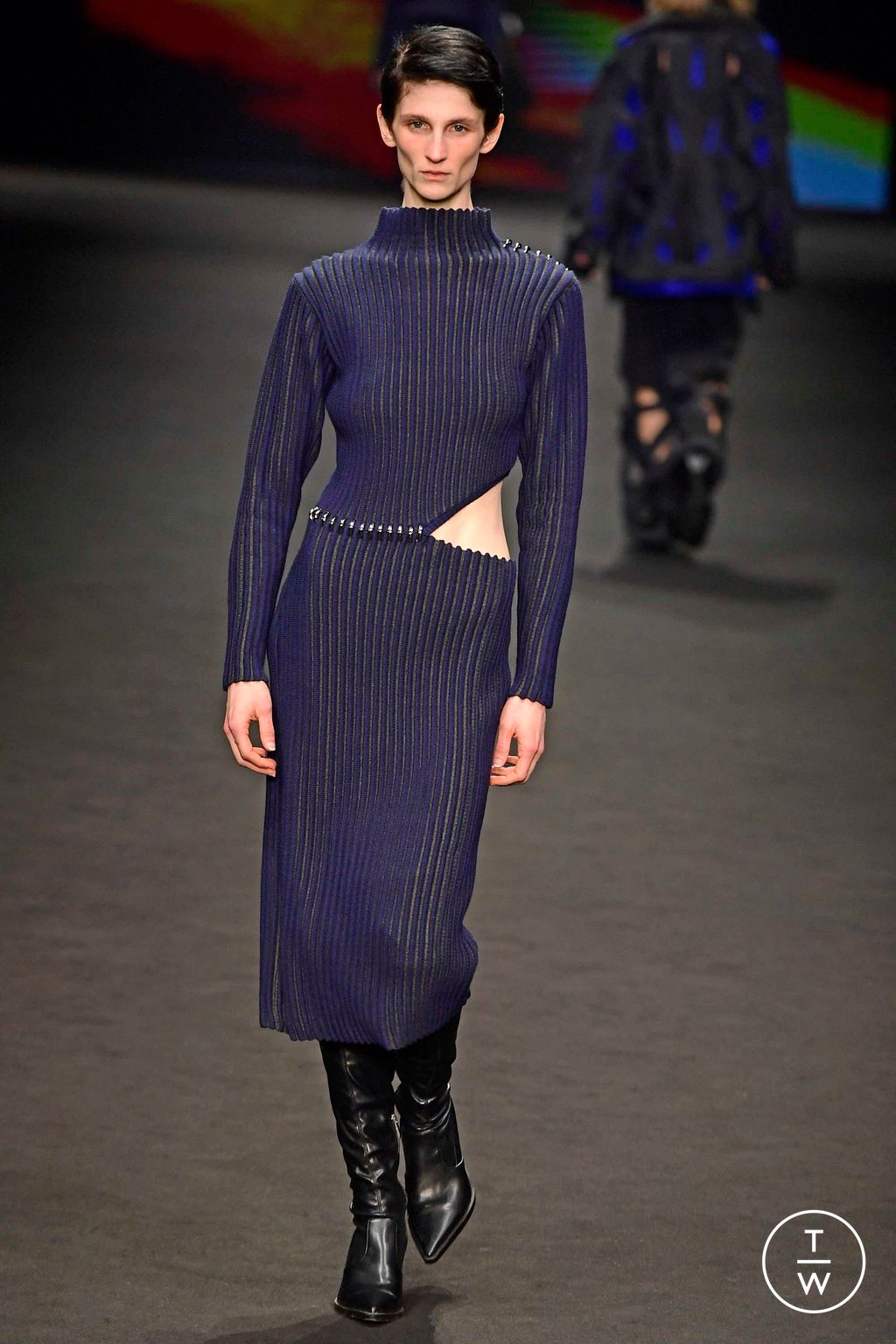 Fashion Week Milan Fall/Winter 2023 look 15 from the BUDAPEST SELECT collection womenswear