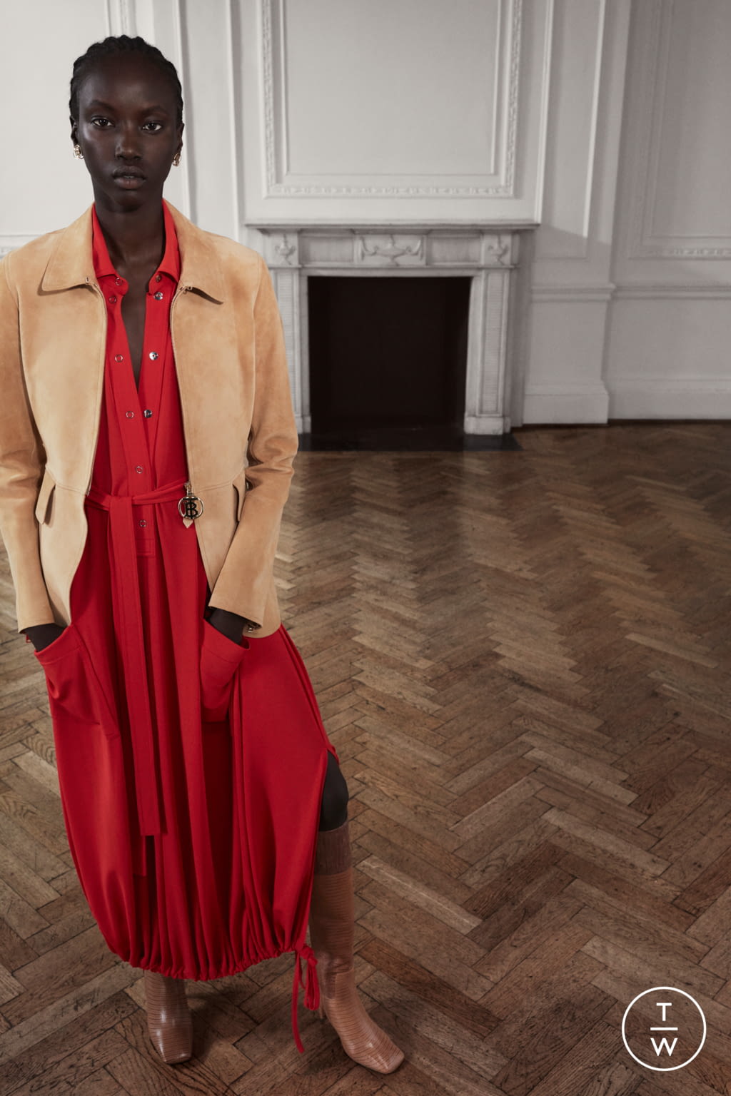 Fashion Week London Pre-Fall 2019 look 27 from the Burberry collection 女装