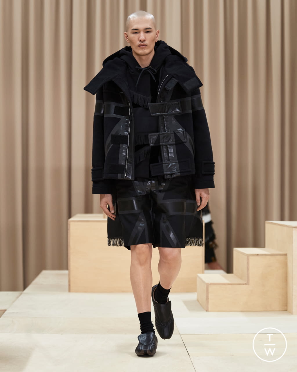 Fashion Week London Fall/Winter 2021 look 12 de la collection Burberry menswear