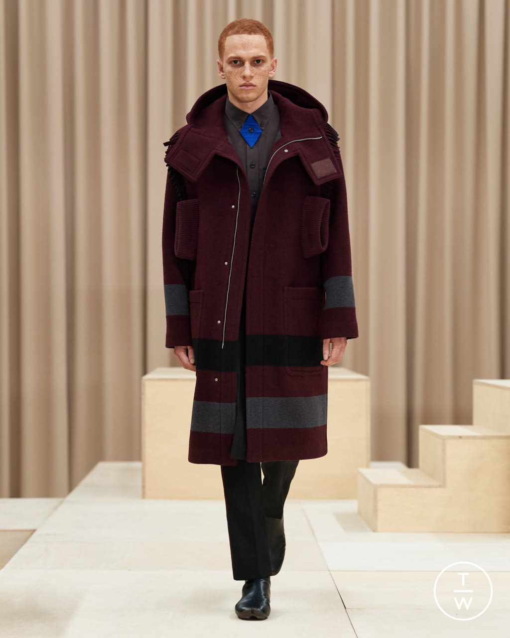Fashion Week London Fall/Winter 2021 look 23 from the Burberry collection 男装