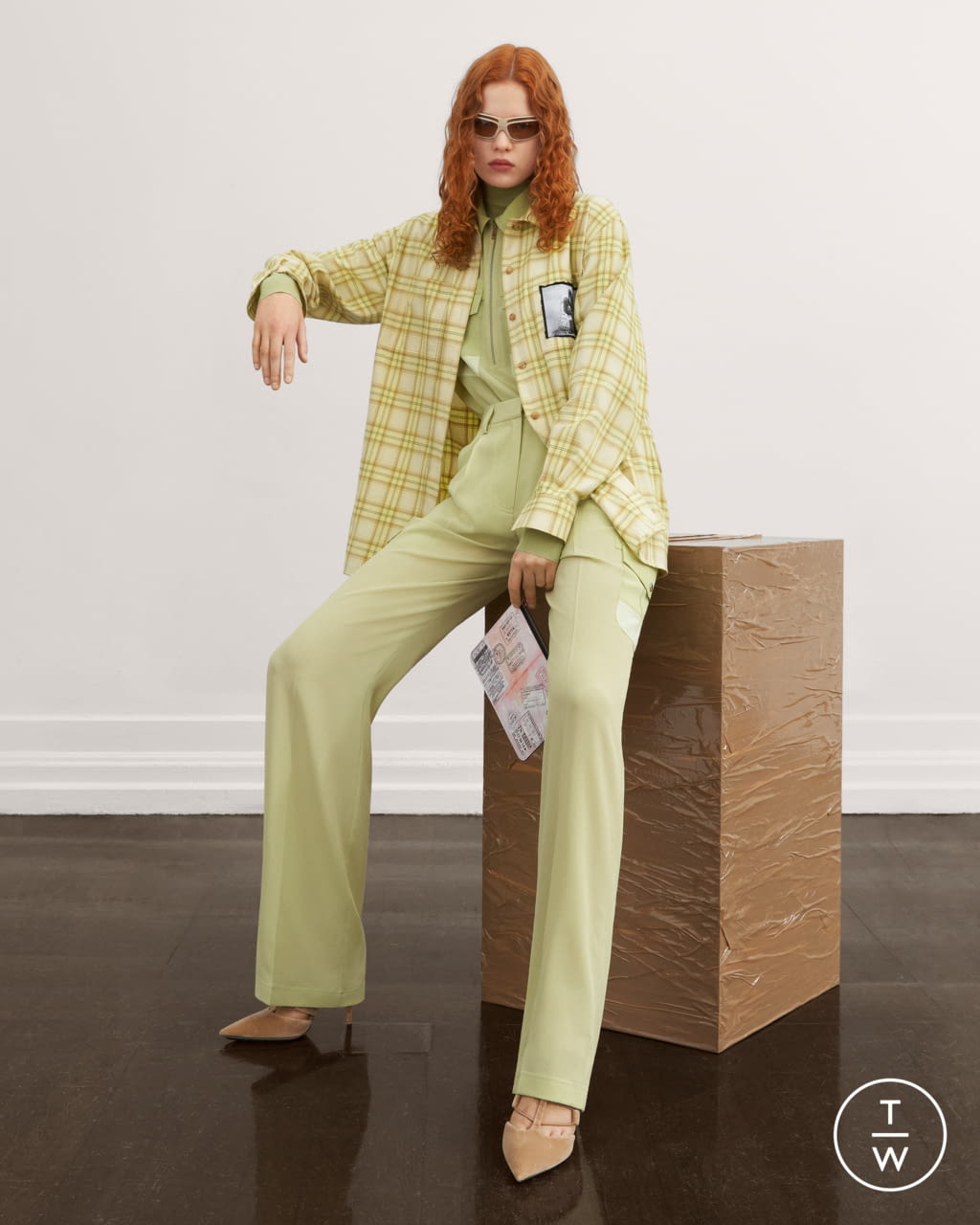 Fashion Week London Pre-Fall 2021 look 8 from the Burberry collection 女装