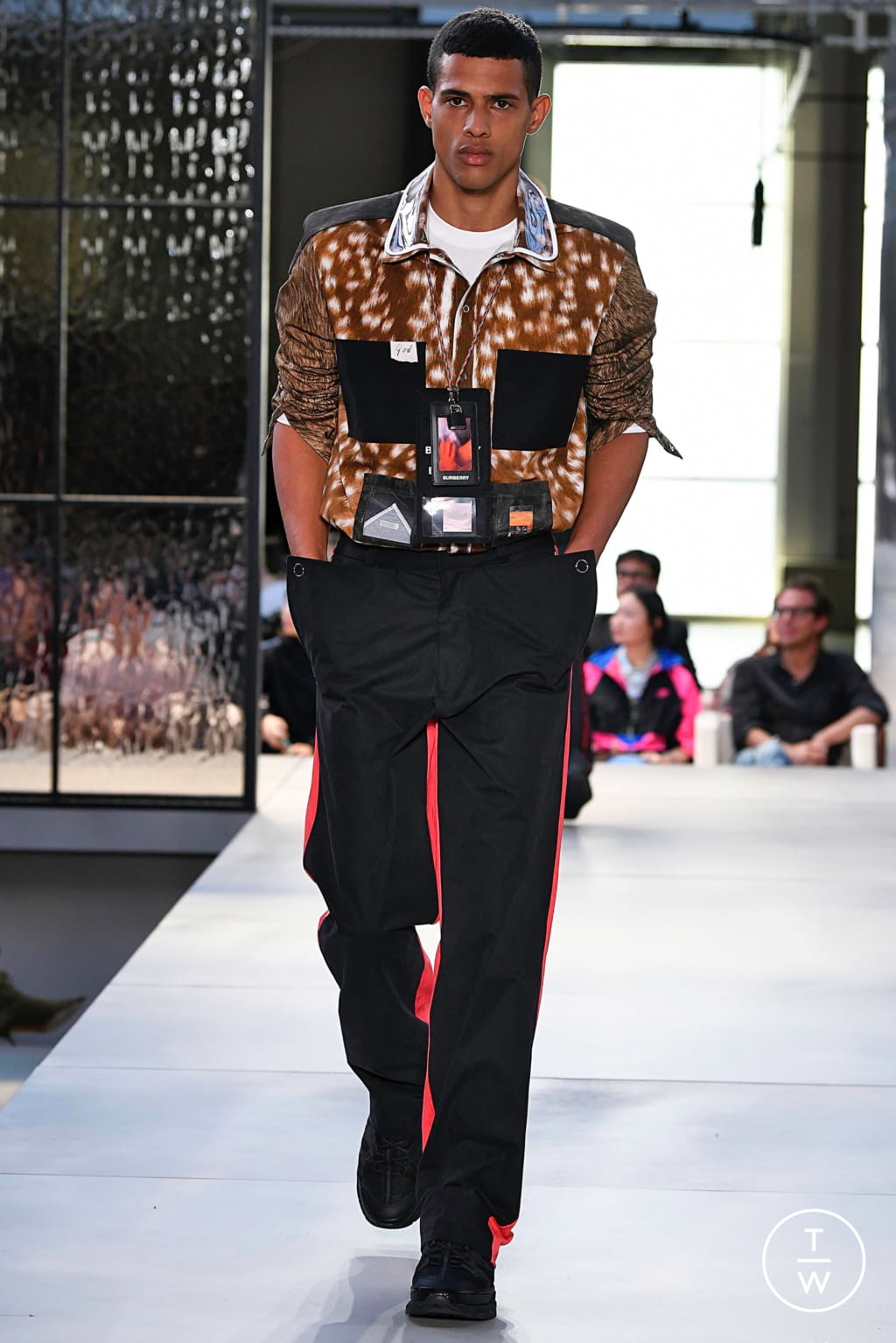Fashion Week London Spring/Summer 2019 look 104 from the Burberry collection menswear