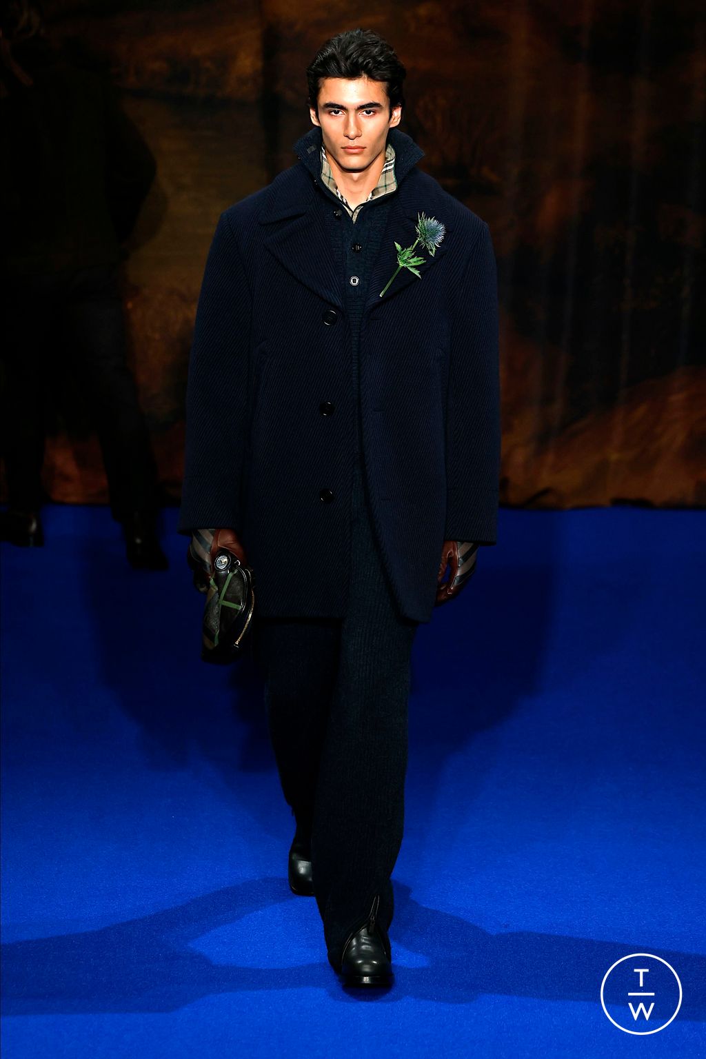 Fashion Week London Fall/Winter 2025 look 13 from the Burberry collection womenswear