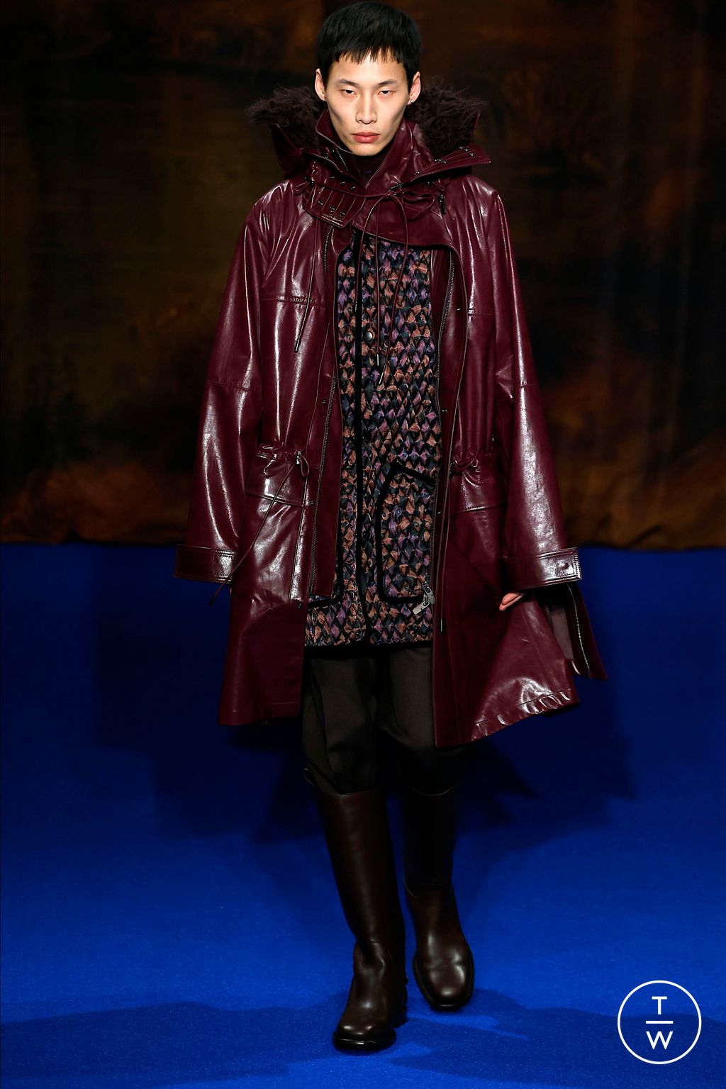 Fashion Week London Fall/Winter 2025 look 15 from the Burberry collection womenswear