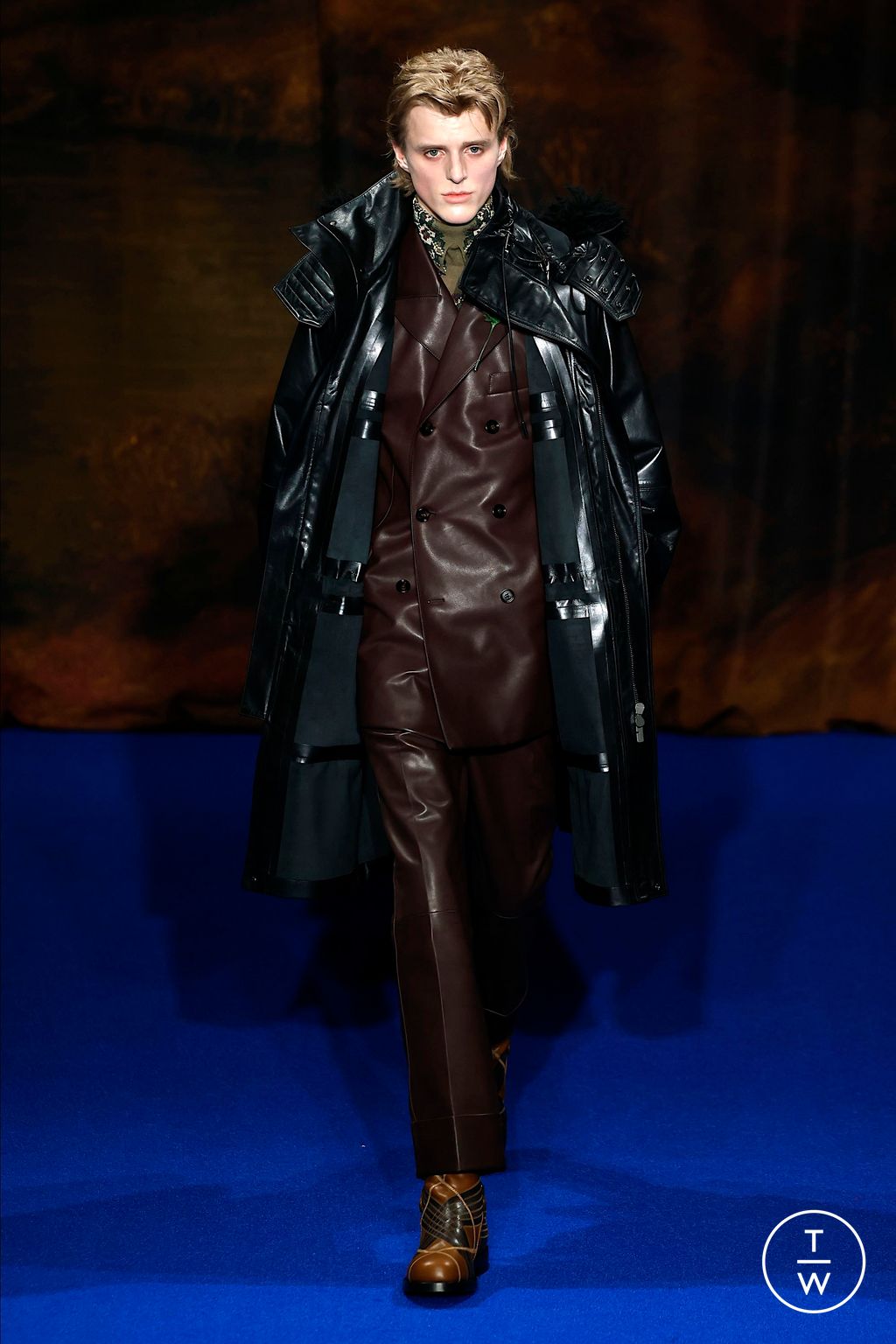 Fashion Week London Fall/Winter 2025 look 58 from the Burberry collection womenswear