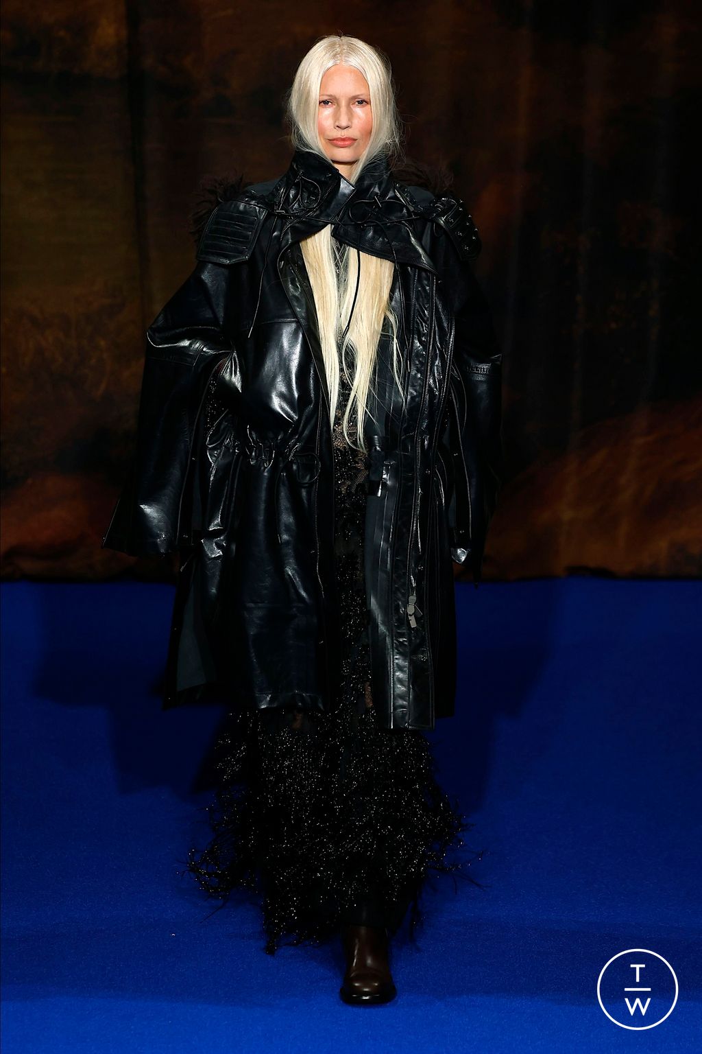 Fashion Week London Fall/Winter 2025 look 61 from the Burberry collection womenswear