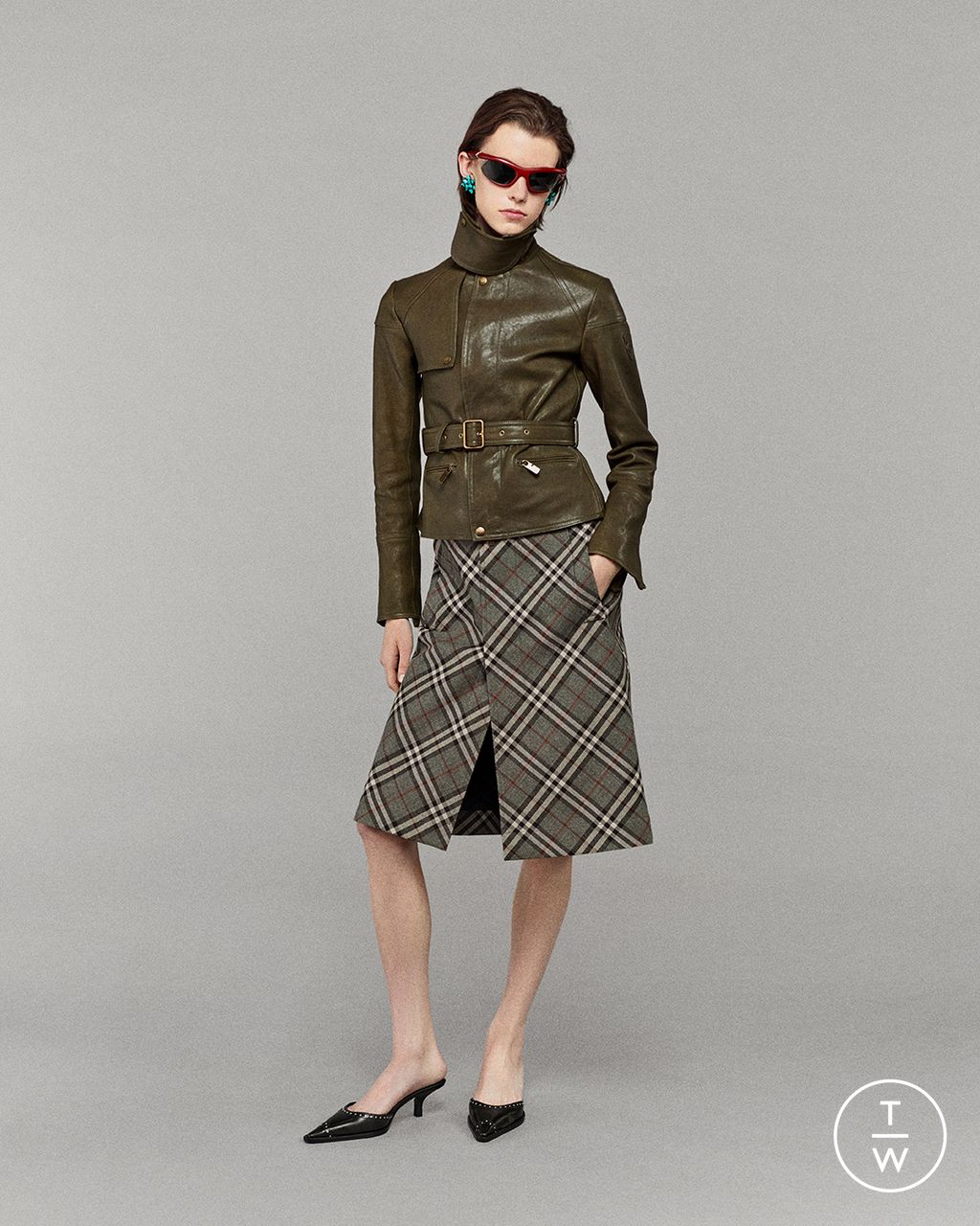 Fashion Week London Resort 2025 look 11 from the Burberry collection womenswear