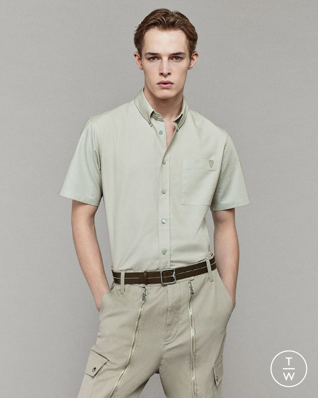 Fashion Week London Resort 2025 look 23 from the Burberry collection womenswear