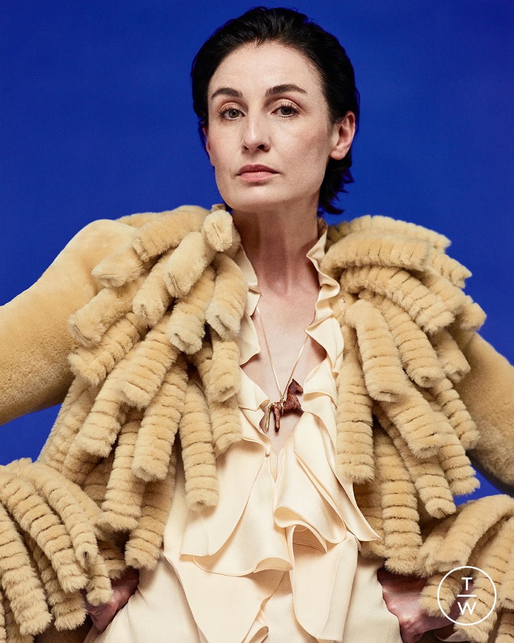 Fashion Week London Resort 2025 look 38 from the Burberry collection 女装