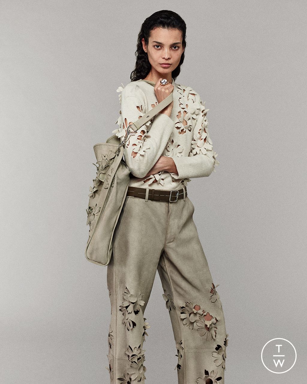 Fashion Week London Resort 2025 look 52 from the Burberry collection 女装