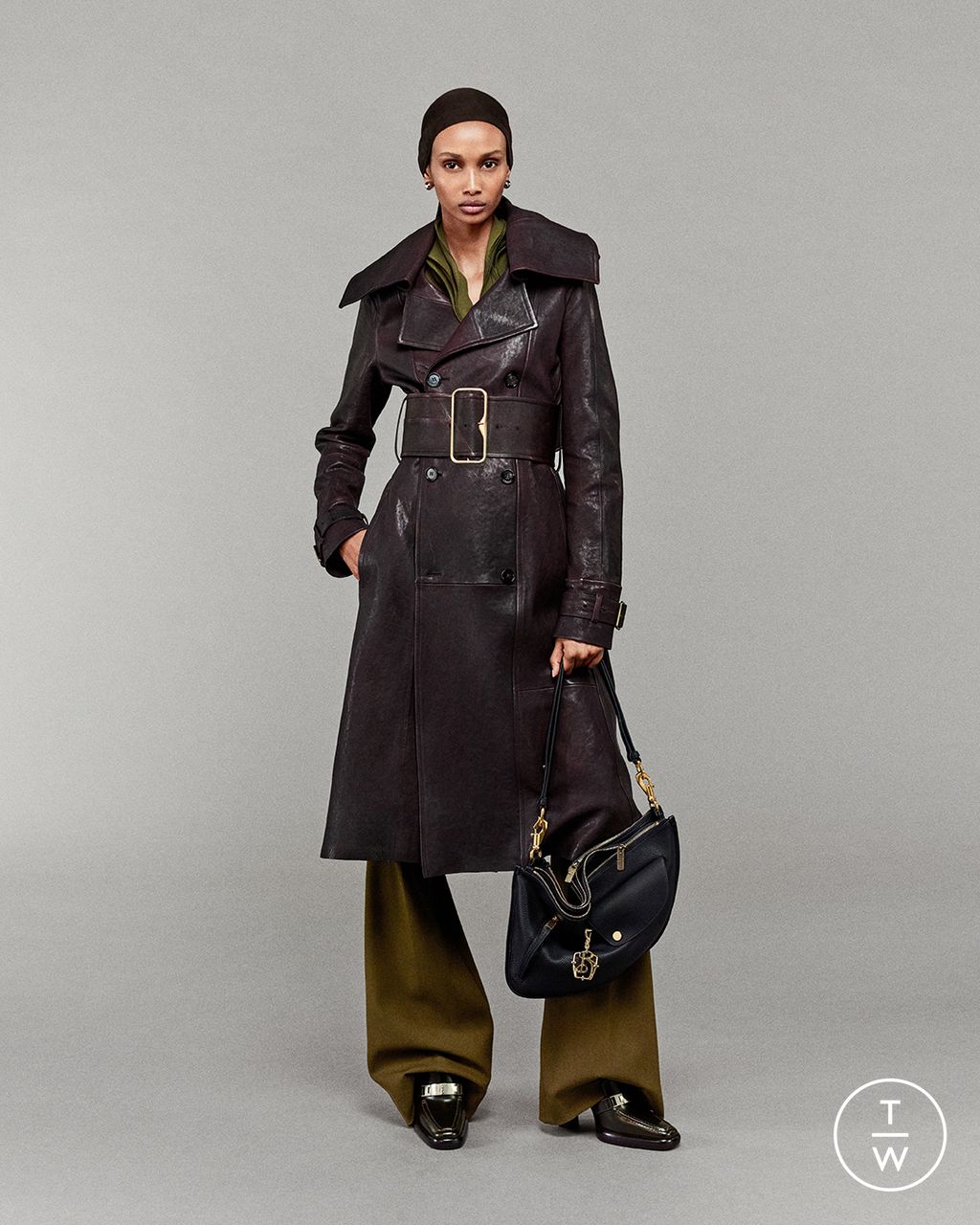 Fashion Week London Resort 2025 look 55 from the Burberry collection womenswear