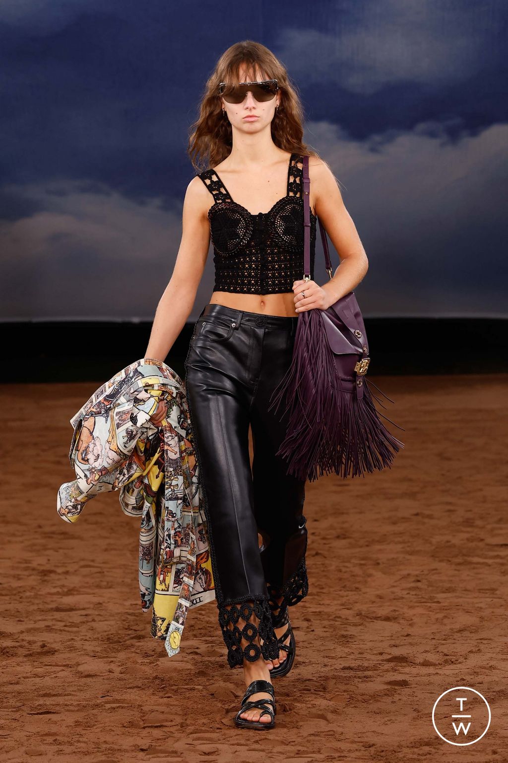 Fashion Week London Spring/Summer 2026 look 51 from the Burberry collection 女装