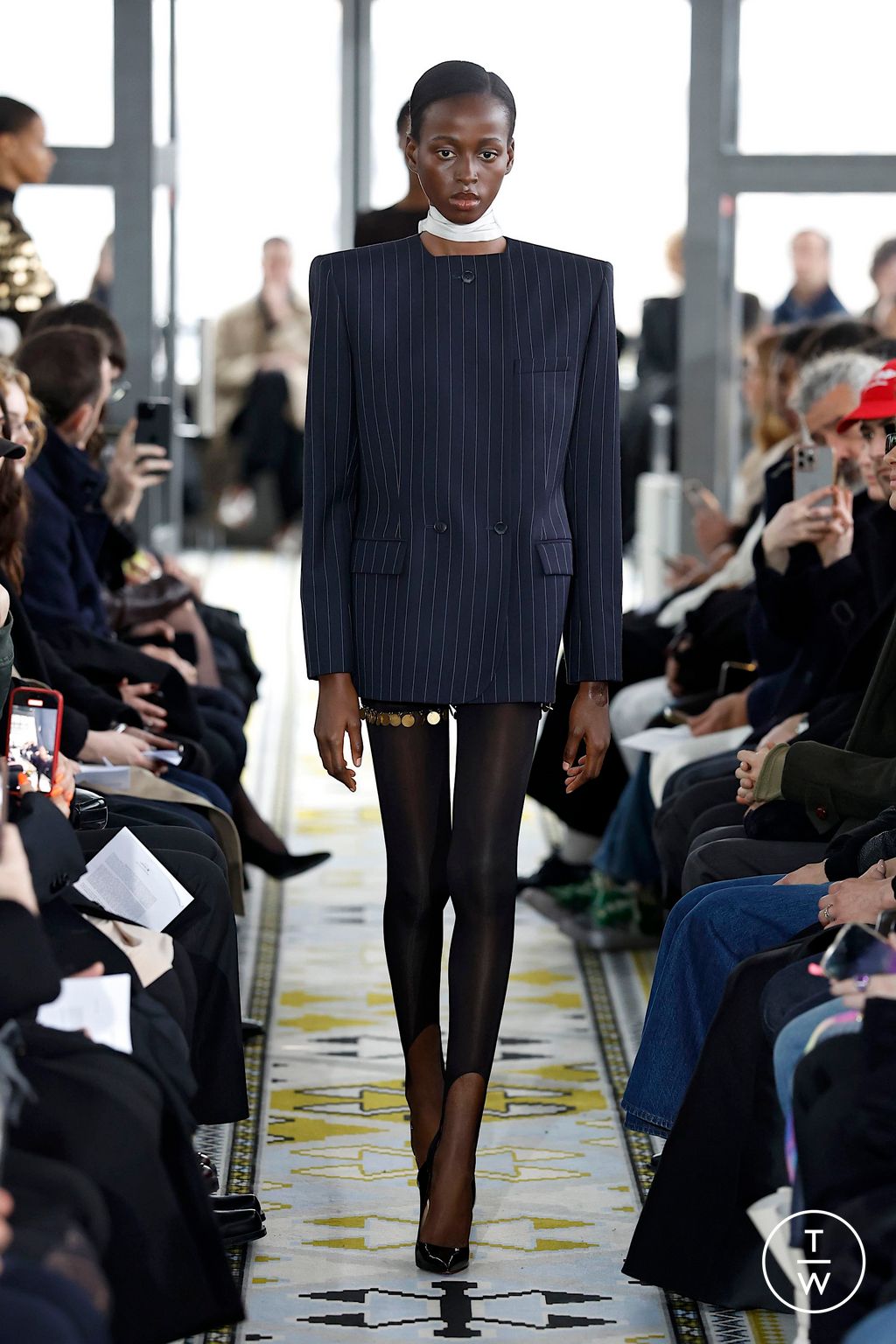 Fashion Week Paris Fall/Winter 2025 look 10 from the Burc Akyol collection womenswear