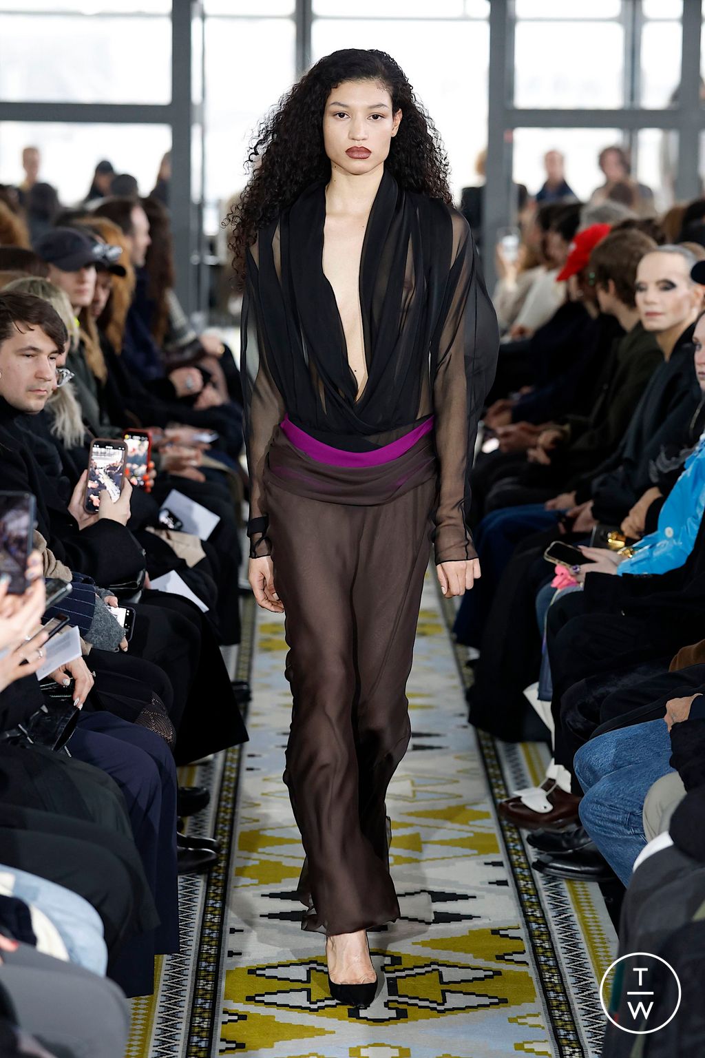 Fashion Week Paris Fall/Winter 2025 look 30 from the Burc Akyol collection womenswear