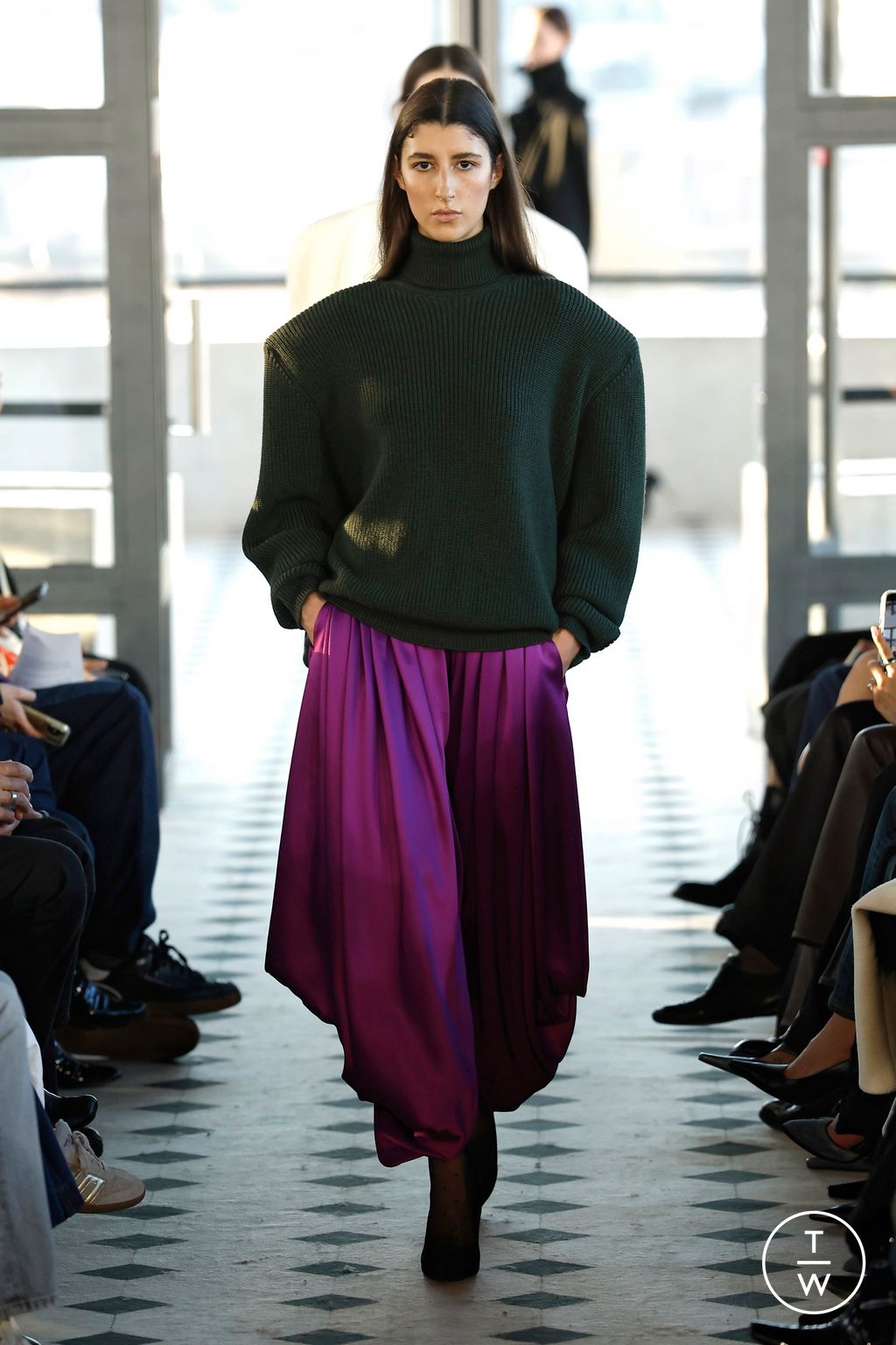 Fashion Week Paris Fall/Winter 2026 look 5 from the Burc Akyol collection womenswear