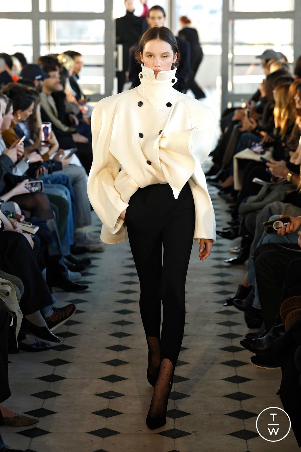 Fashion Week Paris Fall/Winter 2026 look 6 from the Burc Akyol collection womenswear