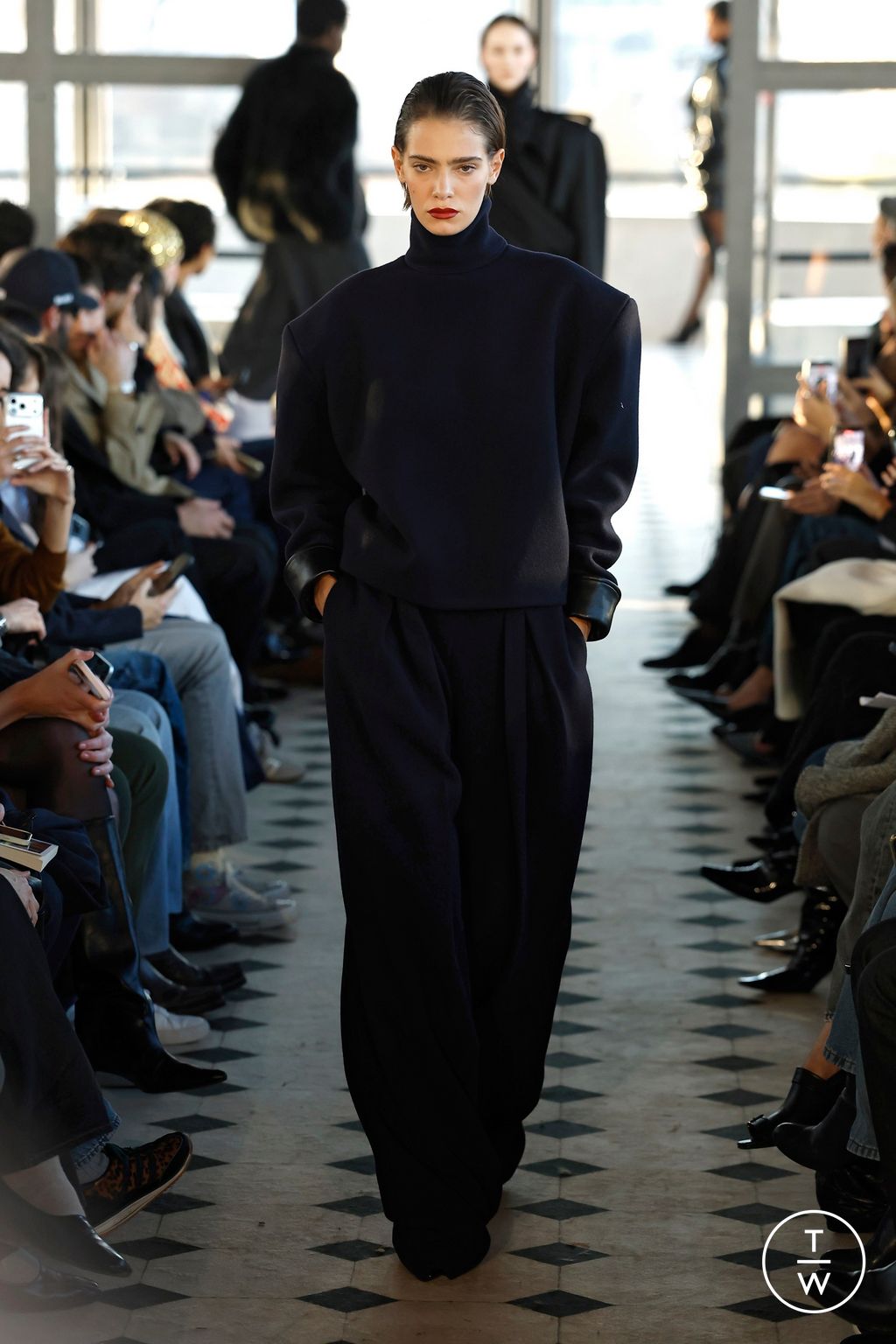 Fashion Week Paris Fall/Winter 2026 look 7 from the Burc Akyol collection womenswear