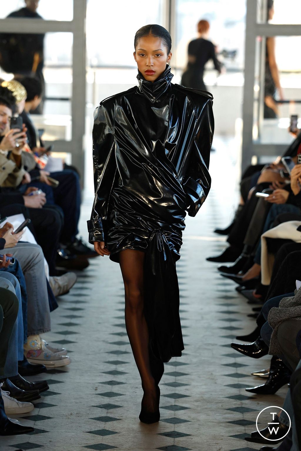 Fashion Week Paris Fall/Winter 2026 look 10 from the Burc Akyol collection womenswear