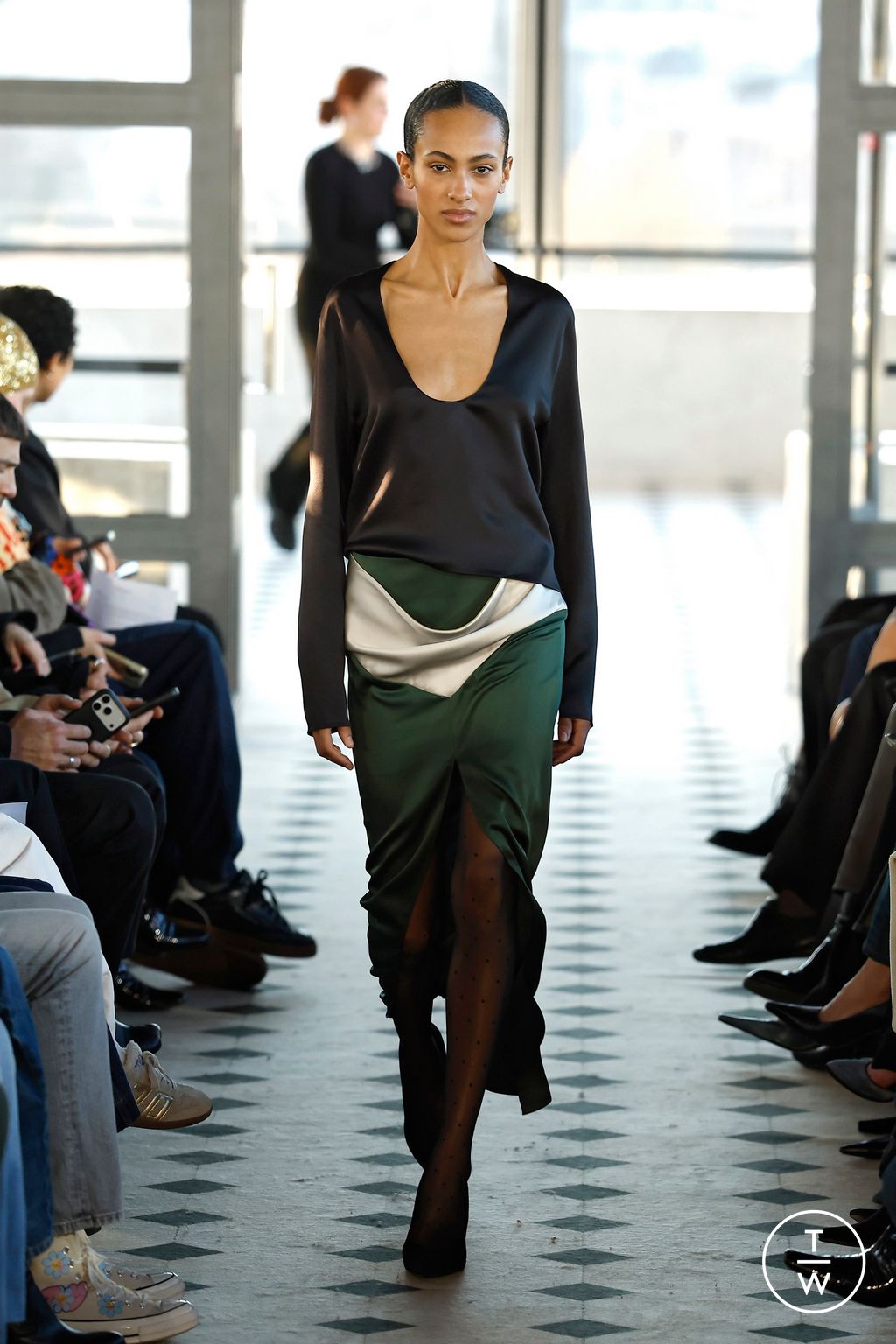 Fashion Week Paris Fall/Winter 2026 look 21 from the Burc Akyol collection womenswear