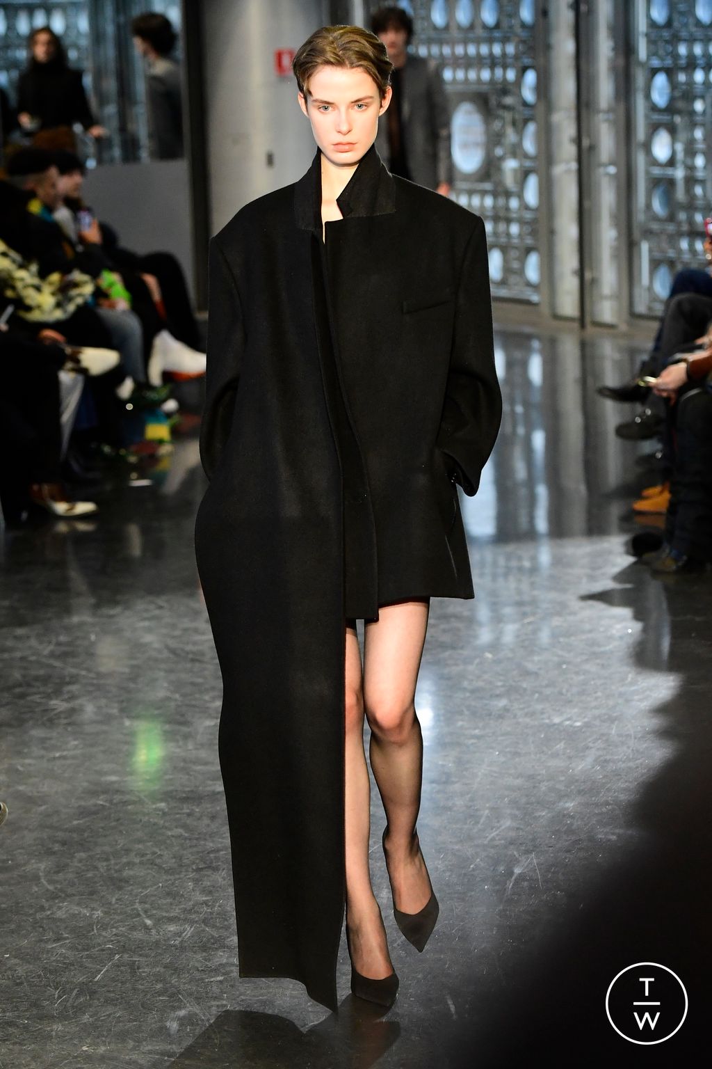 Fashion Week Paris Fall/Winter 2024 look 1 from the Burc Akyol collection menswear